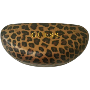 Guess, Vikky, glasses case, leopard