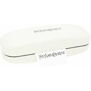 Yves Saint Laurent glasses case, white