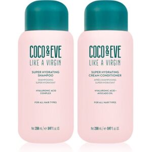 Coco & Eve Like A Virgin Super Hydration Kit set (for hydration and shine) 2x288 ml