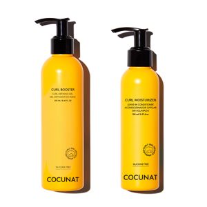 Cocunat Curly Method - Perfect Curls in 2 steps - Moisturizer Leave-in + Curl Booster - Moisturises, Nourishes, Strengthens, Eliminates Frizz and Detangles