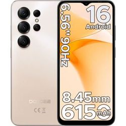 Global Version DOOGEE Note56 X Smartphone 6.56'' Display 24GB RAM(3GB+21GB) 64GB ROM 6150mAh Battery Android16 Mobile Phone
