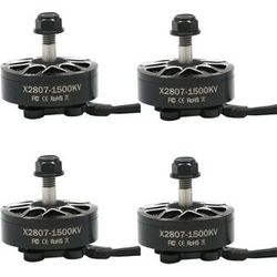 U-Angel-1988 4 pcs Uangel X2807 2807 Motor 1300KV 4S 1500KV 1700KV 6S Brushless Motor for FPV Freestyle 7inch Long Range LR7 Drones DIY Parts