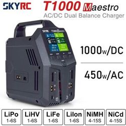 NONE SKYRC T1000 Maestro Charger Lipo Battery Balance Charger AC/DC 1-6S LiFe NiMH NiCd Battery Charger