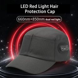 NONE 2026 Upgraded Model 100PCS Red Light Hair Growth Cap 660nm&850nm LLLT Red Light Cap For Hair Regrowth Prevents Hair Loss
