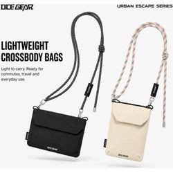 OCE GEAR OCEGEAR RFID Crossbody Phone Bag with Adjustable Rope Strap Lightweight Nylon Passport Pouch for Travel Outdoor Men Women