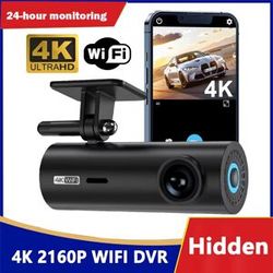 NONE 4K Dash Cam WiFi UHD 3840*2160P Car DVR For Car Surveillance Cameras Video Recorders Dashcam 24H Parking Monitor PK 70Mai