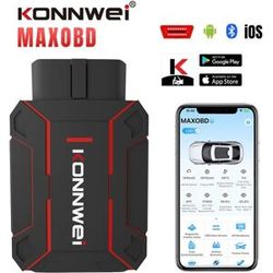 NONE KONNWEI Car Full-System OBD Diagnostic Tool Bluetooth Connectivity MAXOBD Battery Testing Vehicle Monitoring Car OBD2 Scan Tool