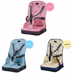NONE Portable Baby Dining Seat Kids Children Booster Seats Highchair Cushion Baby Chair Bag Foldable Infant Travel Booster Seat
