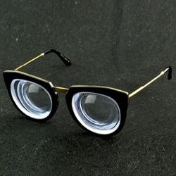 Clara Vida Cat Eye High Myopic Myopia Myodisc Glasses Vision Aid PD64