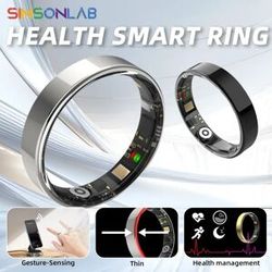 SIMSONLAB 2025 Smart Ring Bluetooth Waterproof Lightweight Health Monitoring Multiple Sports Modes Men Women Gifts For Andorid&IOS