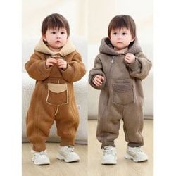 NONE HY2723 New Arrival Baby Romper Suit Autumn Winter Warm Crawling Suit for Toddlers Boys And Girls Outdoor Clothing Harlie