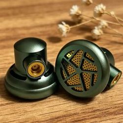 iHseno HiFi MMCX Earphone Head With Metal Shell Ultra Compact Vocal Monitoring Flat Head Earbuds Shell Earphone Accessories