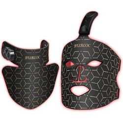 UBilli Led Face Mask Light Therapy Portable Silicone Red Light Near Infrared Therapy for Anti-Aging, Wrinkles, Skin Rejuvenation