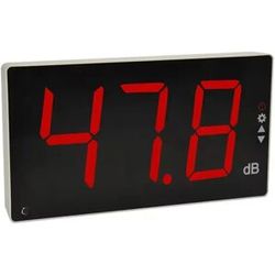 NONE 30-130dB Wall Hanging Mounted Digital Sound Level Meter Tester Volume Measuring LCD Screen Alarm Decibel Monitoring Noise Meter