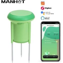 NONE ZigBee smart Soil Tester Temperature and Humidity Sensor IP66 Grade Waterproof Plant Monitor Support Alexa Tuya Google Assistant