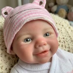 OtardDolls 13 Inch Vivienne solid silicone reborn baby Lovely Bebe Reborn Doll Toy For Birthday Gifts