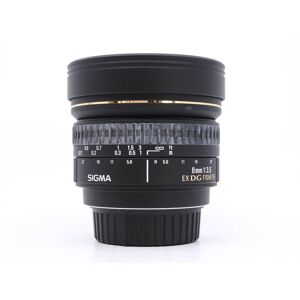 Used Sigma 8mm f/3.5 EX DG Fisheye - Nikon Fit