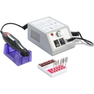 DailySale Acrylic Nail Drill Machine 20000RPM with 6 Bits Cuticle Grinder Kit