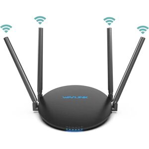 DailySale WAVLINK Wireless Router Dual Band 5GHz+2.4GHz WiFi 5 Router with 100Mbps WANLAN (Refurbished)