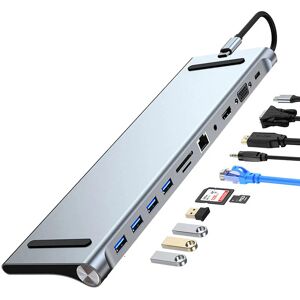 DailySale 11-in-1 Dock USB C Hub