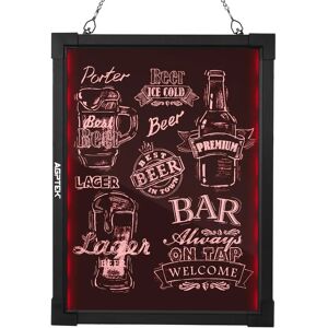 DailySale AGPtek 24"16" LED Message Board Illuminated Erasable with Remote Control