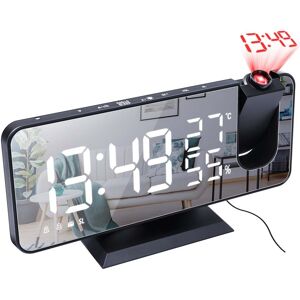 DailySale Projection Alarm Clock with Radio Function