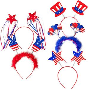 DailySale 10-Piece: Patriotic Head Boppers Headband