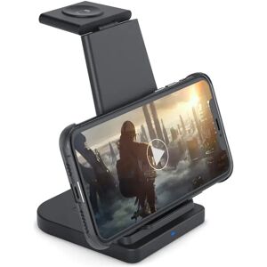 DailySale 3-in-1 Foldable Fast Wireless Charging Stand