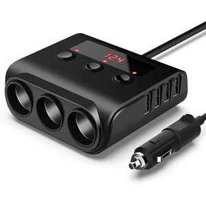 DailySale 3-Way Car Plug Charger Adapter