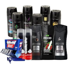 DailySale 39-Piece Set: Axe & Gillette Bundle