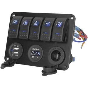 DailySale 5 Gang Marine Panel Switch