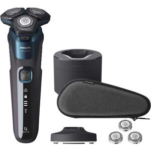 DailySale Philips Wet & Dry Shaver 5000 with SkinIQ Tech + Shave Heads, Charging & Cleaning Base (Refurbished)