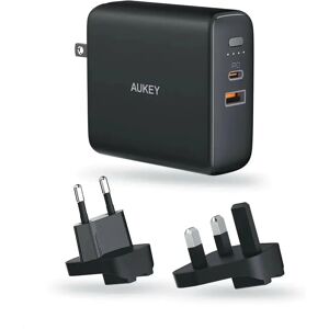 DailySale 3-in-1 AUKEY Combo 5000mAh Portable Charger Travel Plugs US EU UK