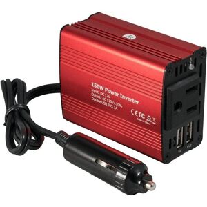 DailySale 150W Car Power Inverter 12V DC to 110V AC Converter with 3.1A Dual USB Car Charger