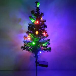 DailySale 2-Pack: Waterproof Solar Christmas Tree LED Light