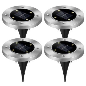 DailySale 4-Pieces: Solar Waterproof Ground Light