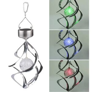 DailySale AGPtEK Solar Power LED Color Changing Wind Chime For Outdoor Garden Courtyard