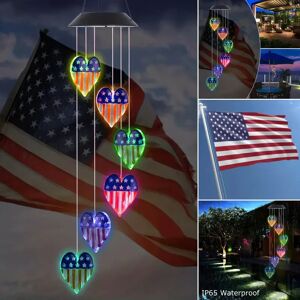 DailySale Waterproof Solar Wind Chime Light