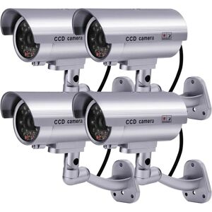 DailySale 4 Pack: Fitnate Fake Security Camera CCTV Surveillance System