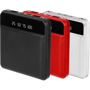 DailySale 10000 mAh Portable Powerbank Mini with Dual USB Ports LCD Display