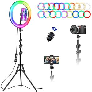 DailySale 12" Selfie Ring Light with Tripod Stand and Phone Holders