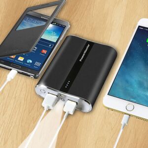 DailySale Powermaster 12000mAh Portable Charger with Dual USB Ports 3.1A Output