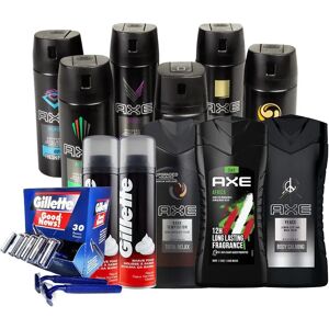 DailySale 39-Piece Set: Axe & Gillette Bundle