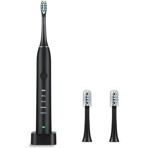 DailySale Sonic Electric Toothbrush For Adults Magnetic Charging Waterproof IPX7 Replacement Heads Set