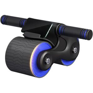 DailySale Automatic Rebound Anti-Slip AB Roller Wheel with Knee Pad Holder