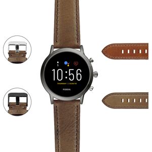 Strapsco DASSARI Italian Vintage Leather Strap for Fossil Gen 5 Smartwatch