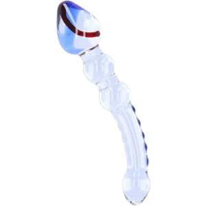 TooTimid Beaded Glass Anal Slider Wand