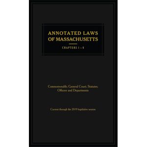 Michie ALM Mini Set - Ch. 1-29D: Commonwealth; General Court Statutes; Officers & Departments