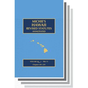 Michie's Hawaii Revised Statutes Annotated