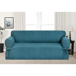 Kathy Ireland Evening Sofa Cover by Kathy Ireland in Teal (Size SOFA)